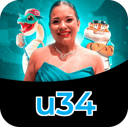 Plataforma u34 mostrando interface moderna, jogos certificados e recursos de segurança licenciados